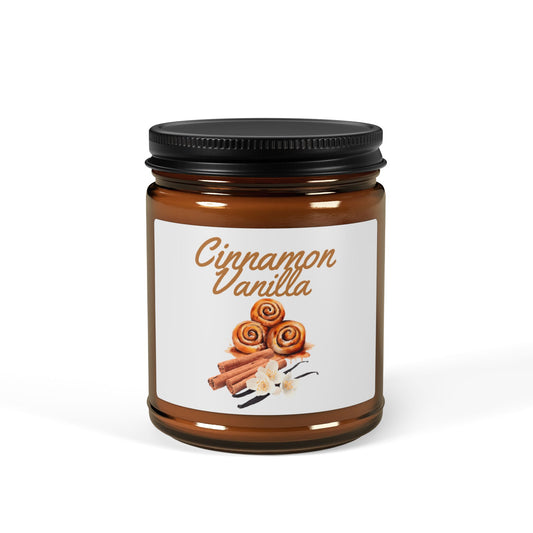 Cinnamon Vanilla Lovers Scented Soy Candle (7125748416615)