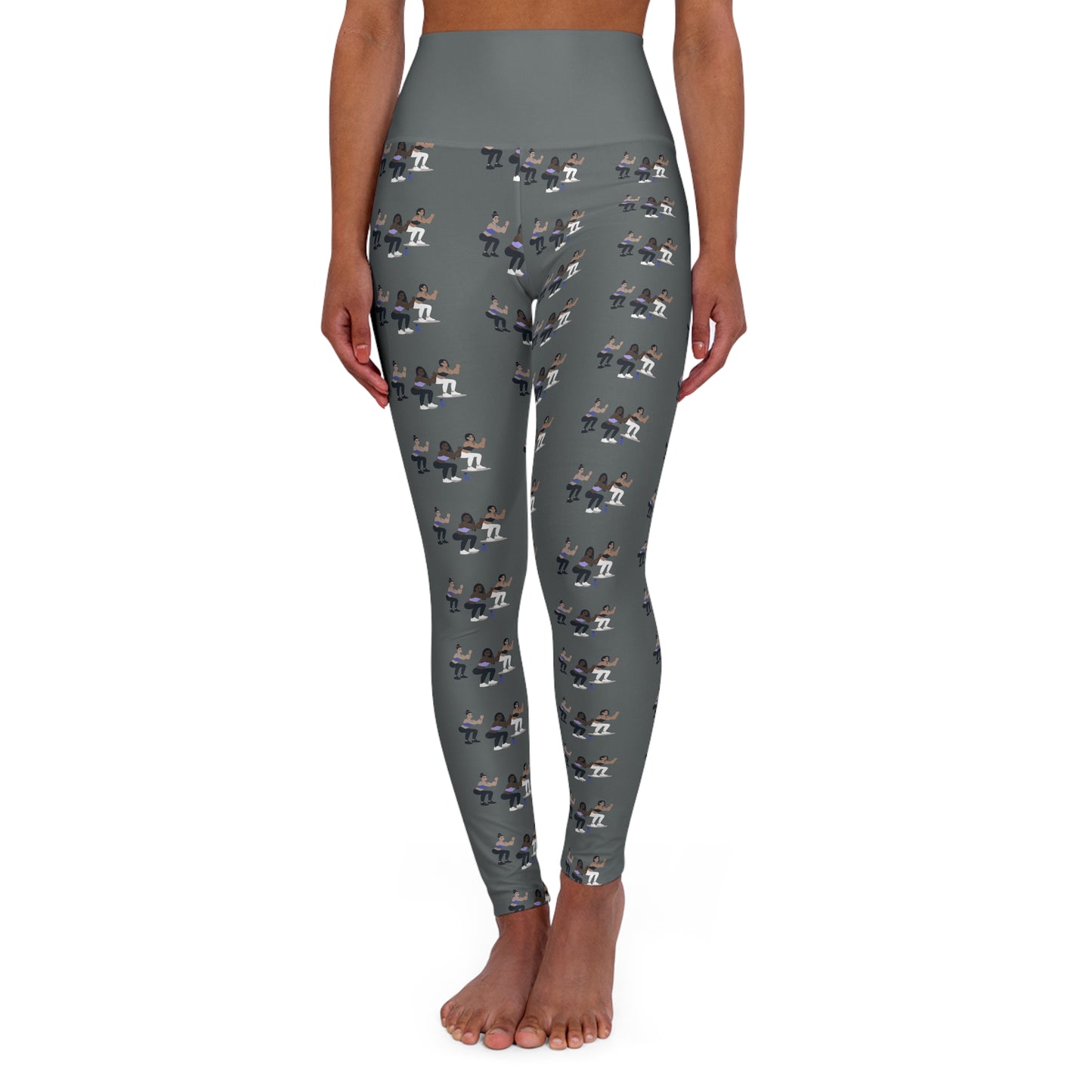 Women's High Waisted Yoga Leggings (AOP)