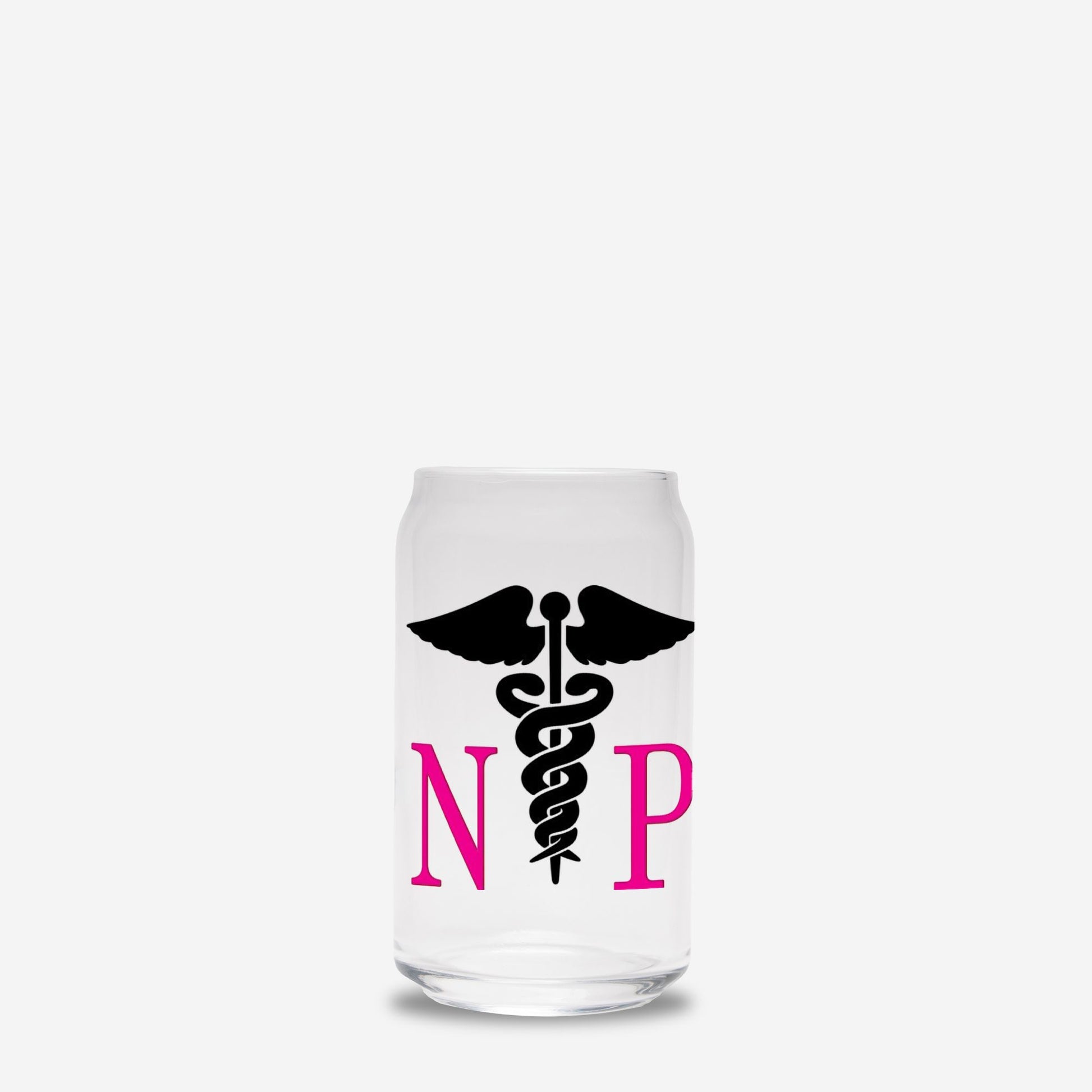 Nurse Practitioner Glass Sipper 16oz (7189675180135)