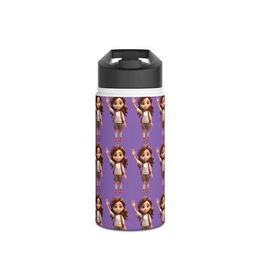 Girls Stainless Steel Water Bottle (7136120078439)