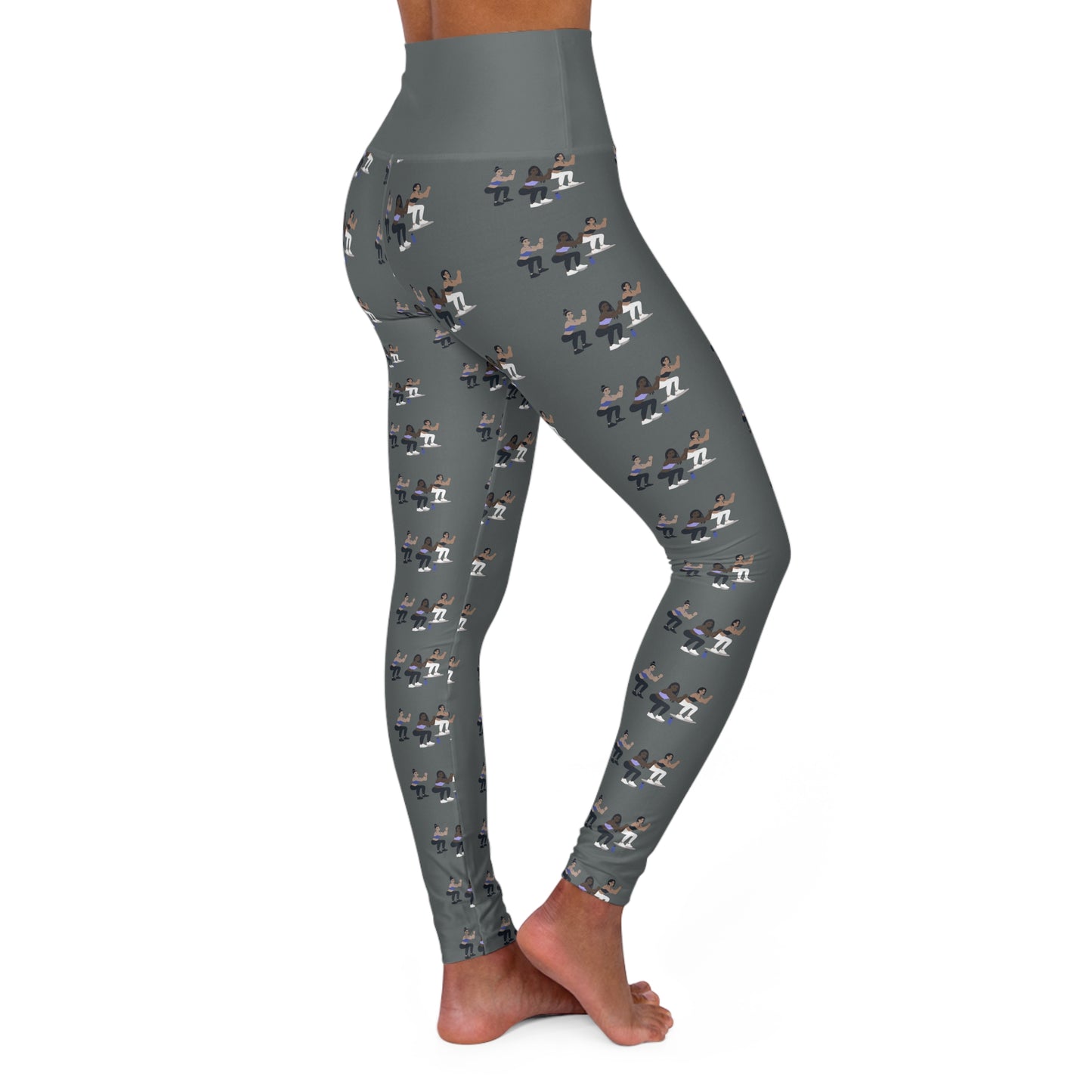 Women's High Waisted Yoga Leggings (AOP)