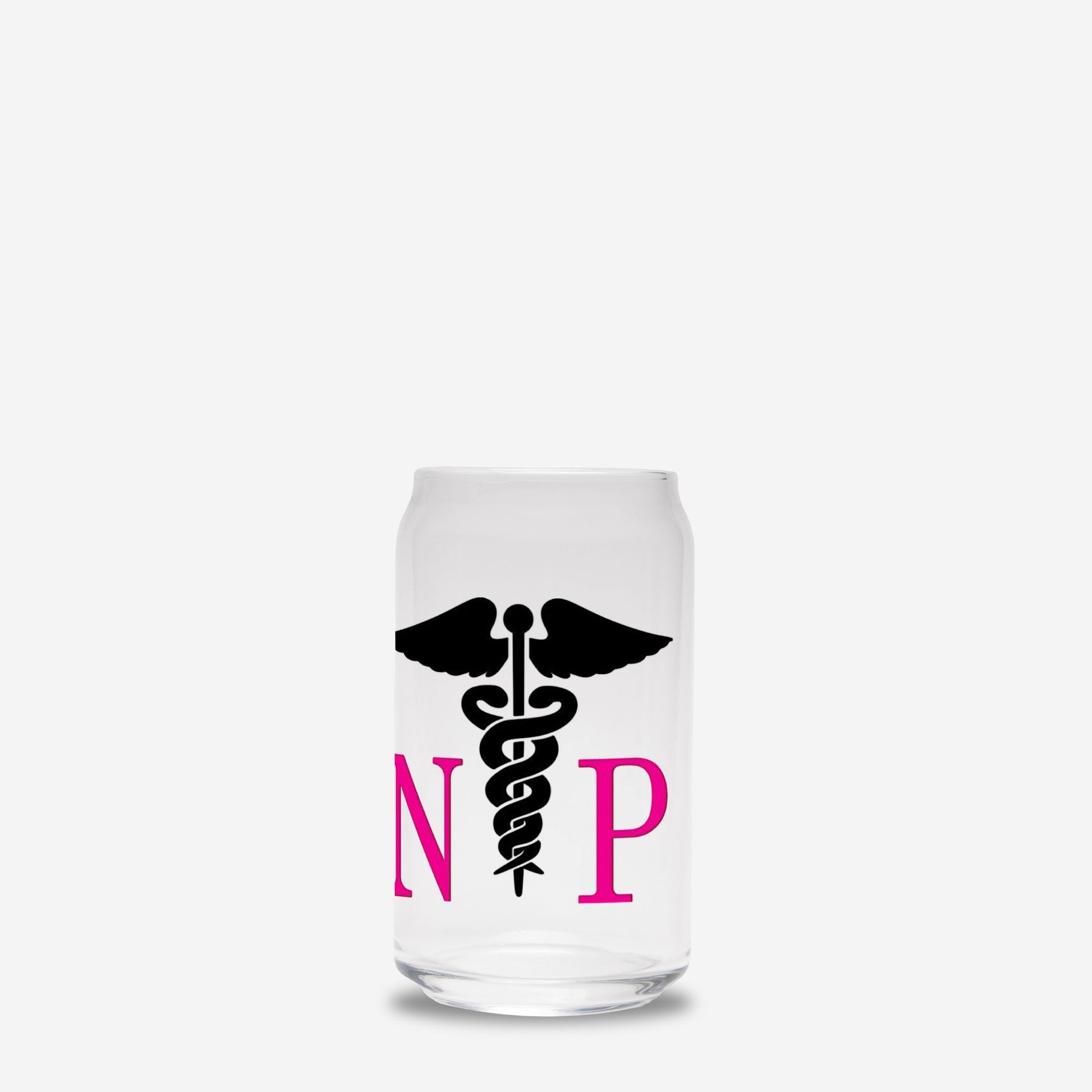 Nurse Practitioner Glass Sipper 16oz (7189675180135)